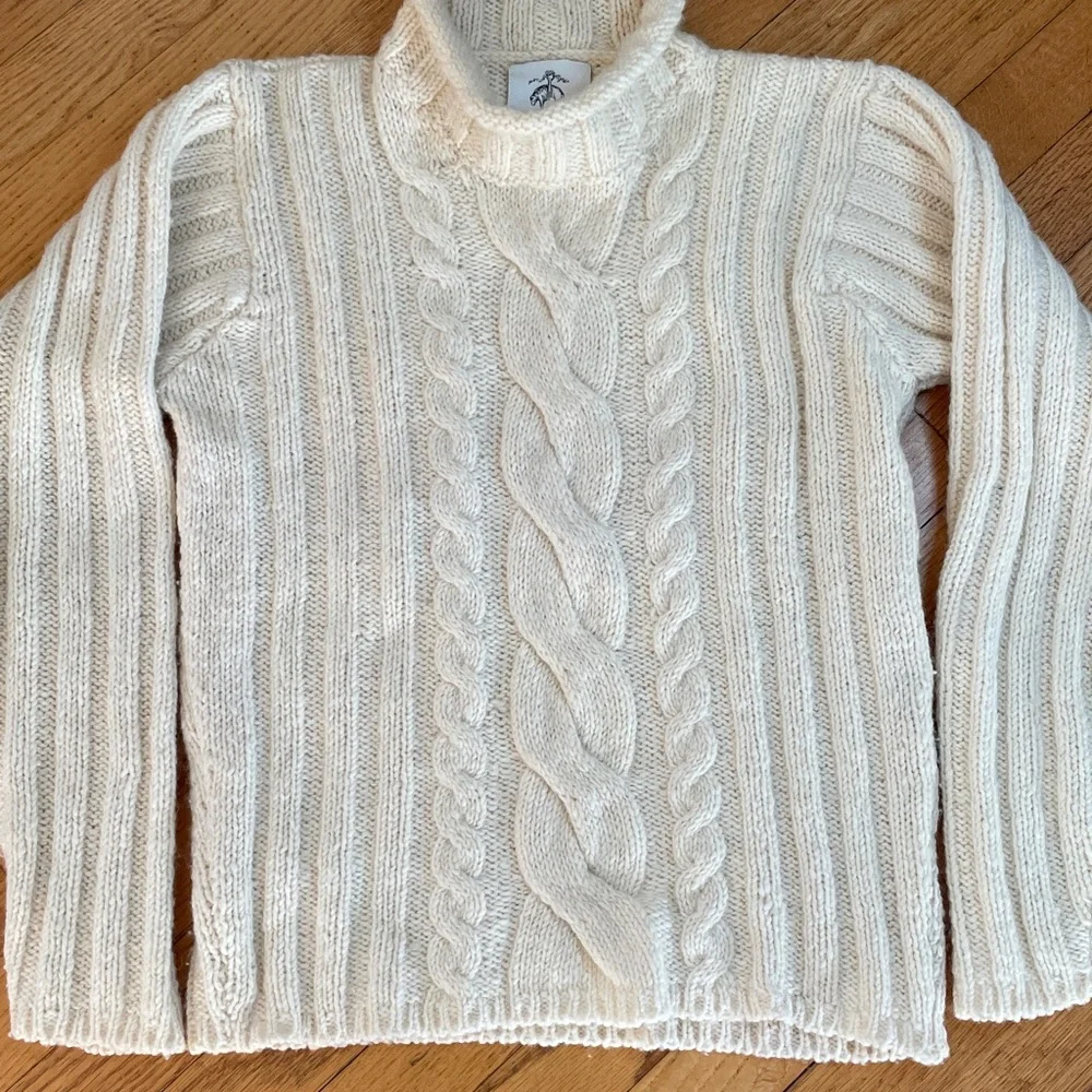 Thom Browne Black Fleece Brooks Brother Cable Sweater Wool Size BB1 - Picture 4 of 14